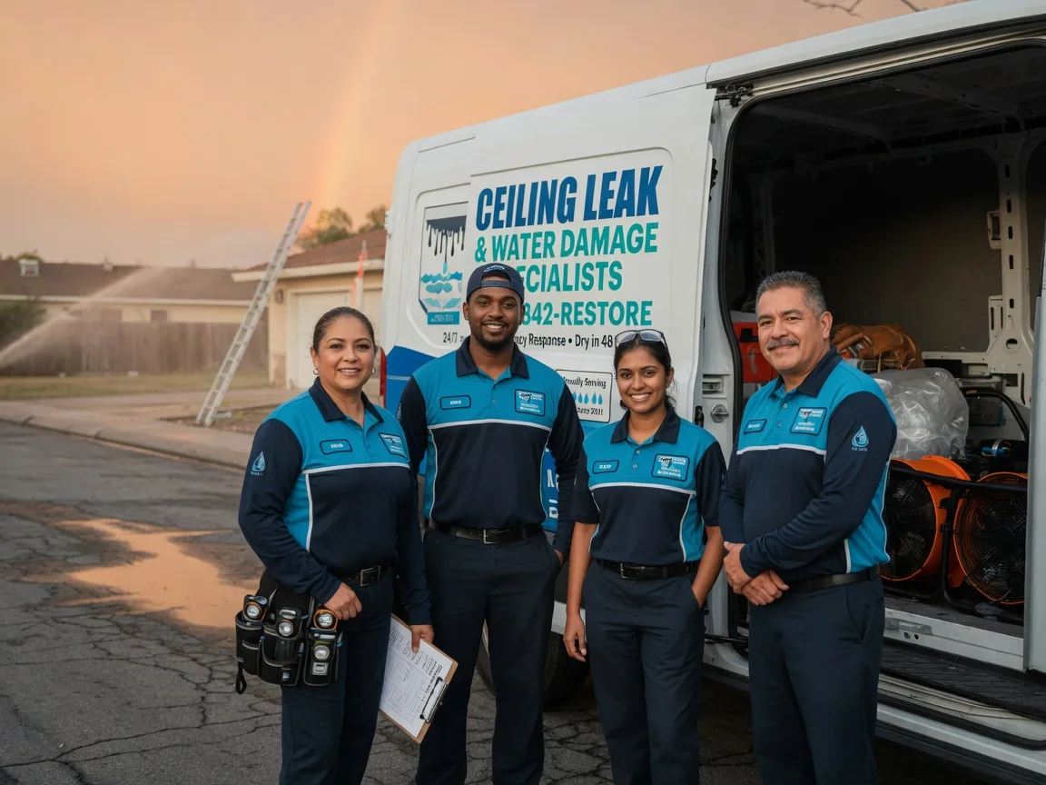 Ceiling Leak Cleanup company in Waelder, TX